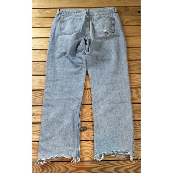 nuuds Women's High Rise Jeans - Faded Blue - Picture 2 of 10